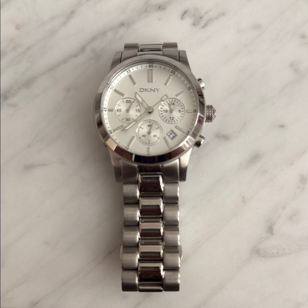 BRAND NEW NEVER WORN DKNY Stainless Steel Chronograph Watch